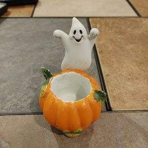 Retired halloween ghost candle holder